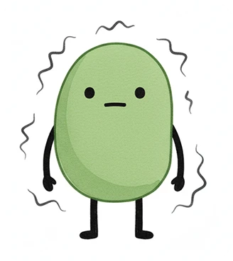 Ilustración de Cronopio asustado que representa la frustración con el sistema de terapia tradicional y la ansiedad.