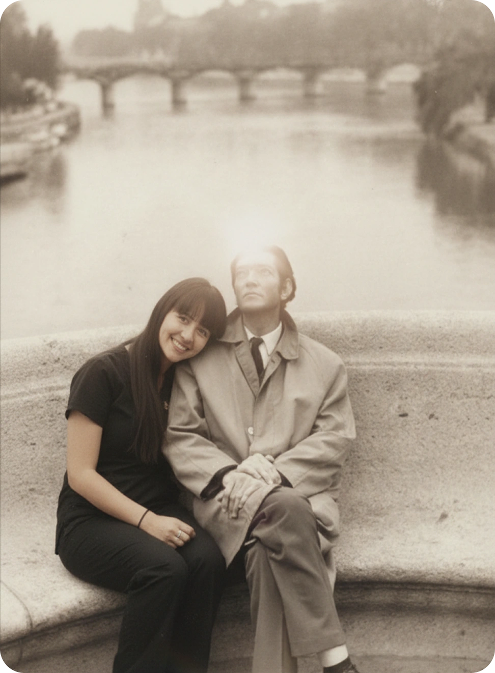 Tania Jaramillo junto a Julio Cortázar, inspiración del nombre Cronopio