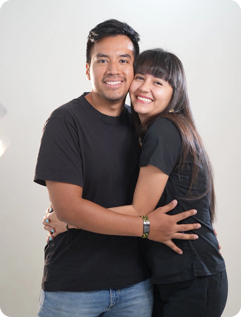Tania Jaramillo junto a Ivan, fundadores de Cronopio